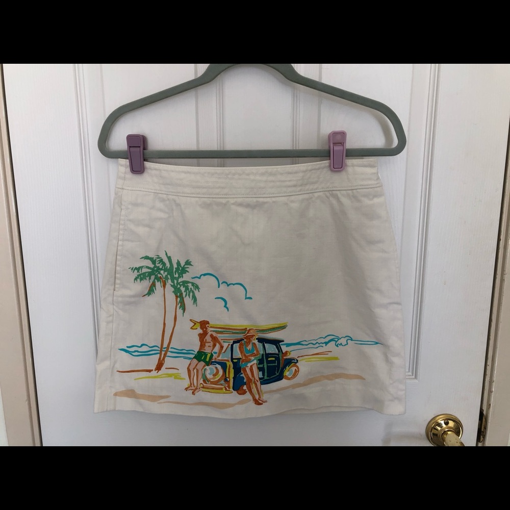J. Crew Surf Scene Mini Skirt